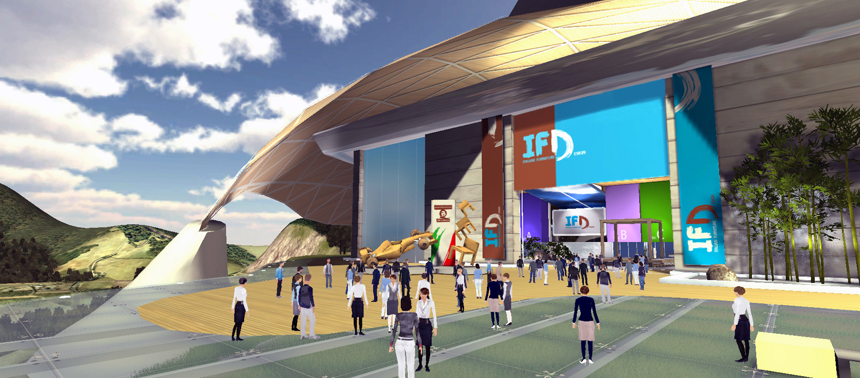 Italian Furniture Design, la fiera virtuale in 3D on line del settore casa