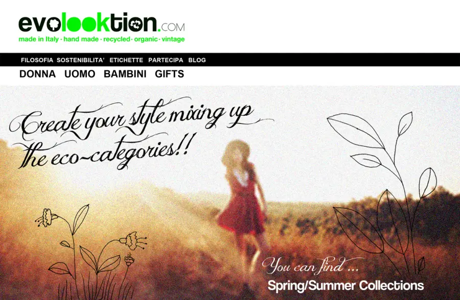 Nasce l'e-commerce dal cuore green e made in Italy