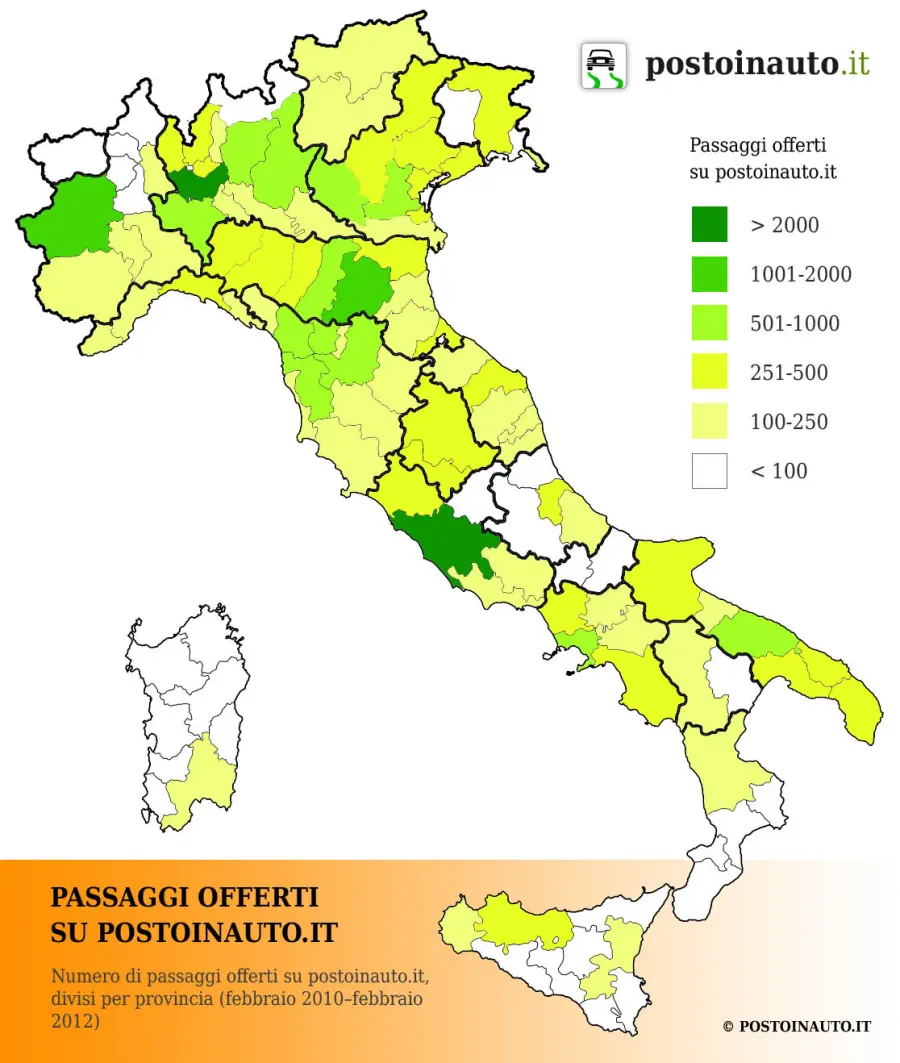 Festa della donna, aumenta la condivisione dell’auto al femminile