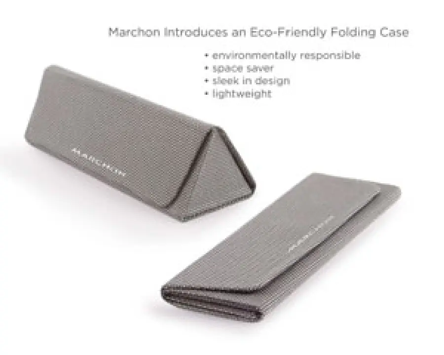 Marchon: custodia ripiegabile ed eco compatibile