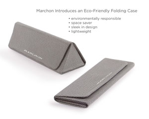 Marchon: custodia ripiegabile ed eco compatibile