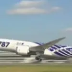 Il primo viaggio dell'eco-boing 787 Dreamliner
