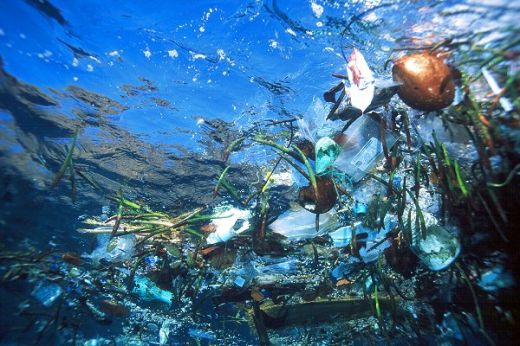 Nel Tirreno "un mare" di plastica