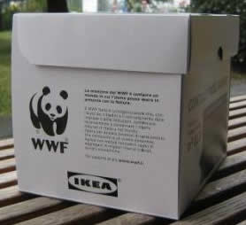 Ikea, Wwf ed Ecolight presentano la scatola per riciclare le lampadine