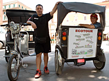 Ecotour Roma: turismo eco-sociale in risciò