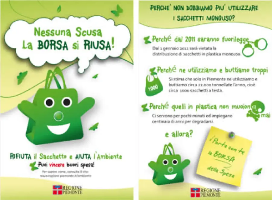 "Nessuna scusa, la borsa si riusa"