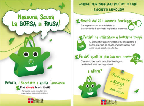 "Nessuna scusa, la borsa si riusa"