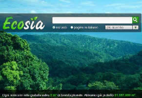 Ecosia, il motore di ricerca "ecologico"